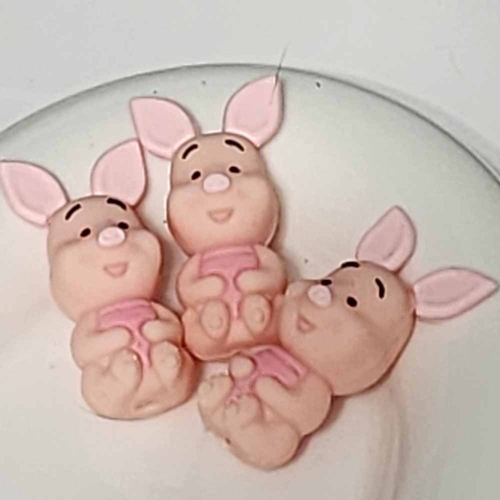 Pig Beads 2 Pcs Focal Bead Beaded Pen Jewelry Making Charms Silicone